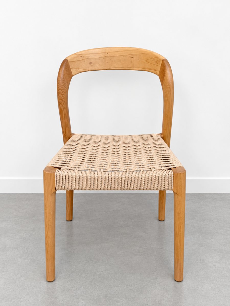 Silla Élan con asiento tejido