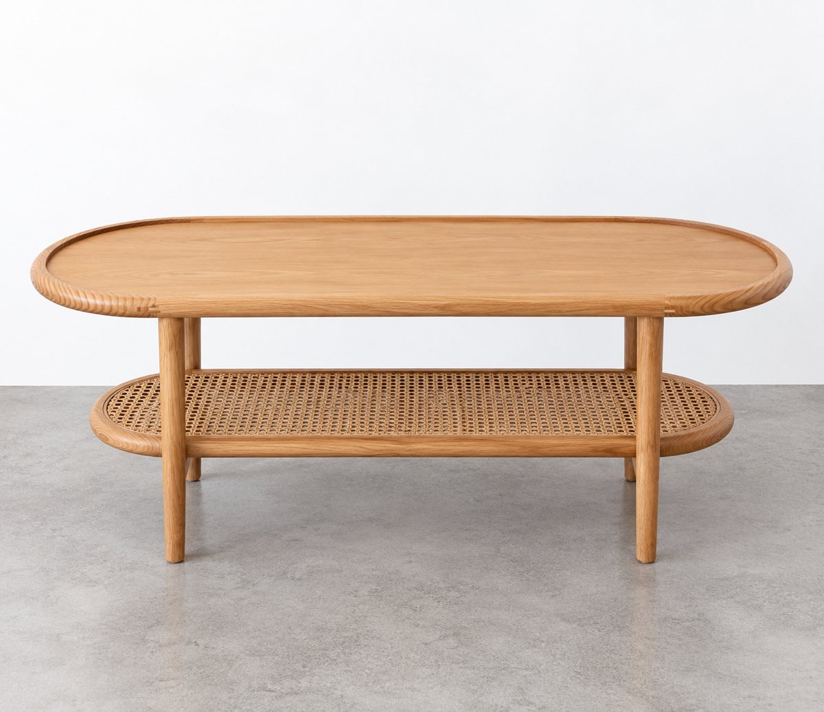 Mesa de Centro Nuez ovalada
