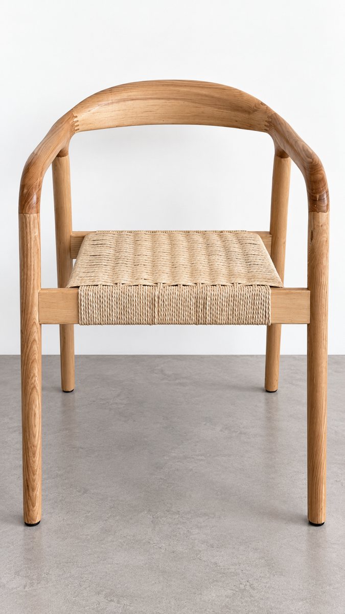 Silla Boho en fresno natural